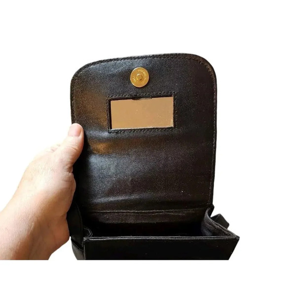 Rosetti Leather Black Crossbody Purse Handbag With Checkbook Cover - Picture 5 of 11